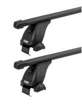 Багажная система 3 LUX с дугами 1,1м прямоугольными в пластике для а/м Toyota Vitz III (XP130) хэтчбек 2010-2020 г.в.