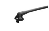 Багажная система 5 LUX CITY с дугами аэро-трэвэл 1.3м (82мм) черными для а/м Daihatsu Thor, Subaru Justy V, Toyota Roomy, Toyota Tank