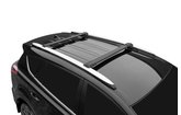Багажная система LUX ХАНТЕР для Renault Duster L53-B черная для автомобилей с рейлингами и комплект болтов ХАНТЕР для DUSTER