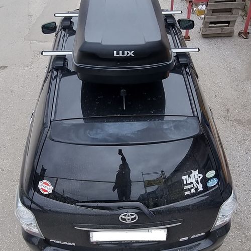 Бокс LUX IRBIS 206 черный матовый 470L (2060х750х360)