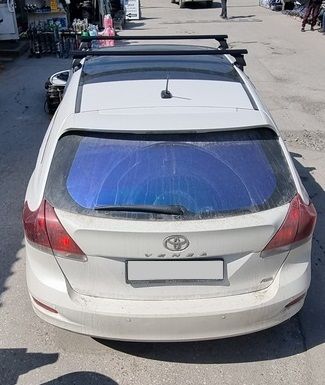 Багажная система 3 LUX с дугами 1,3м аэро-трэвэл (82мм) черными для а/м Toyota Venza 2008-2017 г.в.