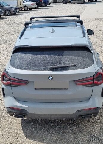 Багажная система LUX BRIDGE черная для а/м BMW X3 (G01) внедорожник 2017-… г.в. с интегр. рейл.